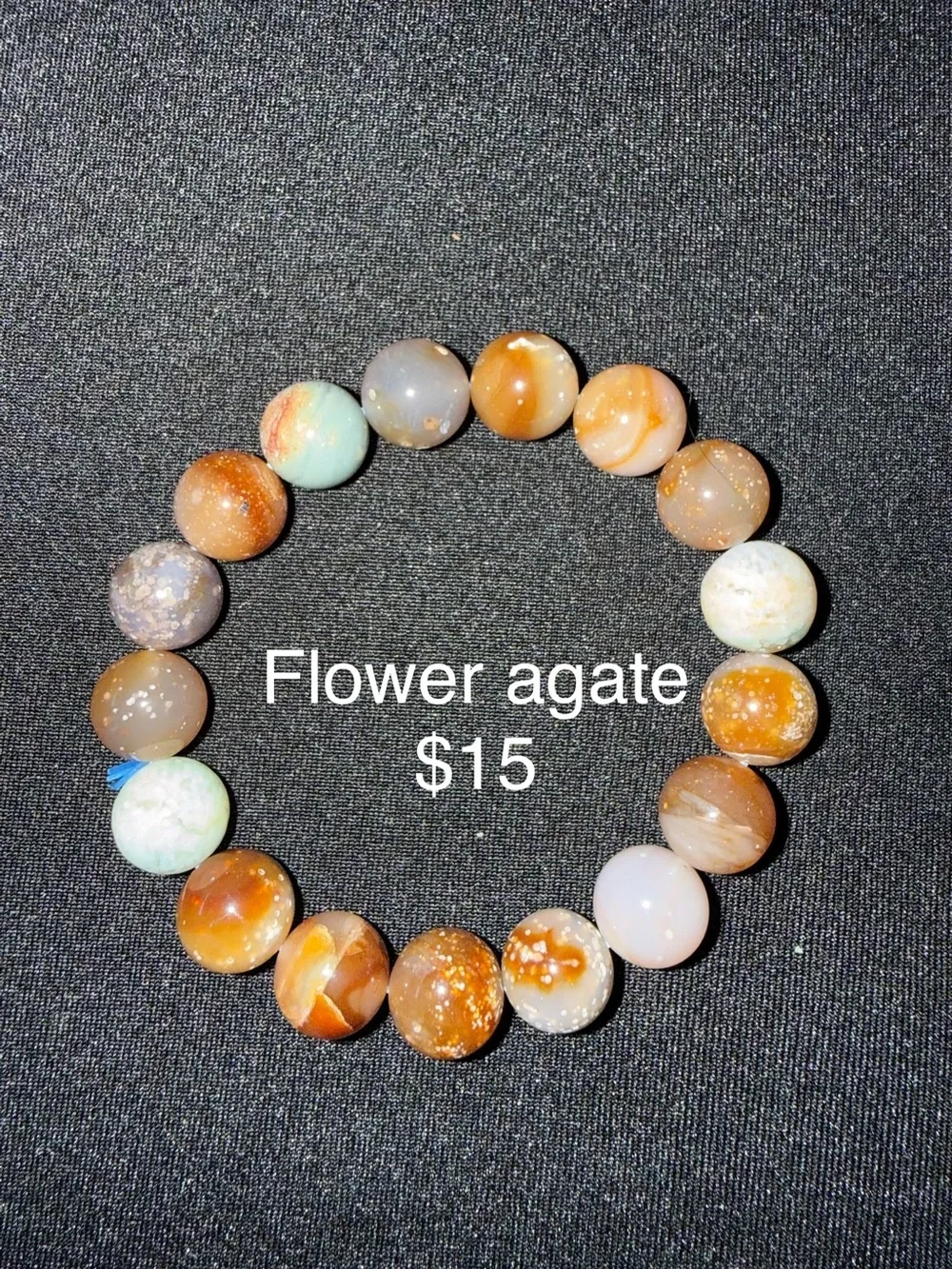 Yellow, red and brown variety of authentic crystal bead bracelets